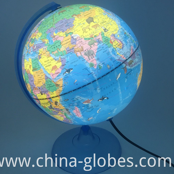 plastic globe